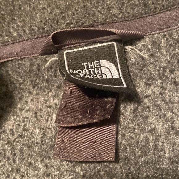 The North Face Charcoal Grey Fleece Zip Up Jacket - Picture 5 of 6